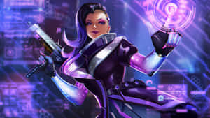 Overwatch Sombra 1920 X 1082 Wallpaper Wallpaper