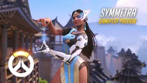 Overwatch Symmetra In Action Wallpaper