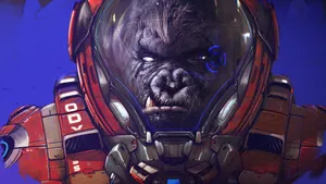 Overwatch Winston Ready For Battle Wallpaper