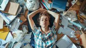 Overwhelmed By Clutter Wallpaper