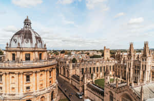 Oxford University Top View Wallpaper