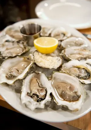 Oysters With Lemon Wallpaper