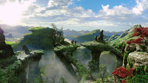 Oz The Great And Powerful Broken Stone Bridge Wallpaper