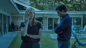 Ozark Characters Backyard Conversation Wallpaper