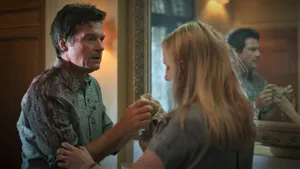 Ozark Intense Conversation Scene Wallpaper