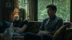 Ozark Main Characters Couch Scene Wallpaper