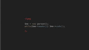 P H P Coding Concept Snippet Wallpaper