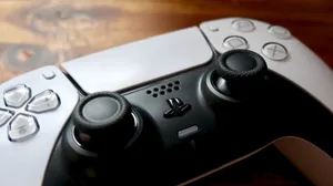 P S5 Controller Close Up Wallpaper