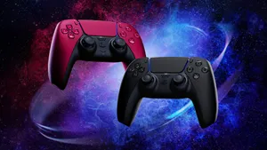 P S5 Controller Colors Wallpaper