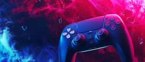 P S5 Controller Cosmic Background Wallpaper