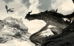 Paarthurnax - The Ancient Dragon Of Skyrim Wallpaper