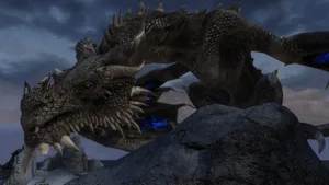 Paarthurnax: The Legendary Dragon Of Skyrim Wallpaper