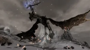 Paarthurnax, The Wise Dragon Of Skyrim Wallpaper