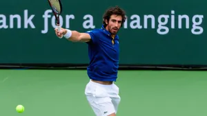 Pablo Cuevas Playing Inside Court Wallpaper