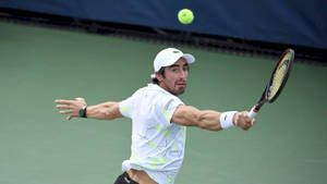 Pablo Cuevas Serve Us Open Wallpaper