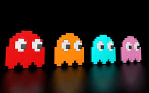 Pac Man Pixel Art Wallpapers Wallpaper