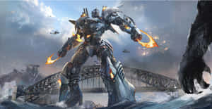 Pacific Rim Jaeger Battle Wallpaper