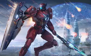 Pacific Rim Jaeger Readyfor Battle Wallpaper