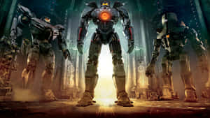 Pacific Rim Jaegers Standing Ready Wallpaper