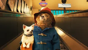 Paddington Bear And Dog Wallpaper