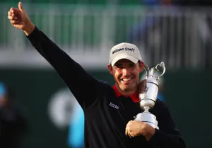 Padraig Harrington Giving A Thumbs Up Wallpaper