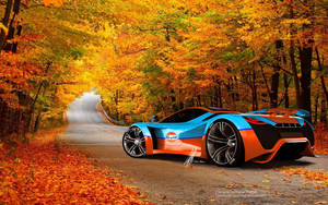 Pagani Supercar Autumn Concept Art Wallpaper