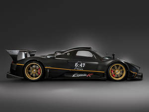 Pagani Zonda R Black Wallpaper