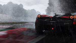 Pagani Zonda Under The Rain Wallpaper