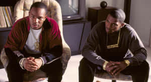 Paid In Full Movie Scene Two Men Sitting Wallpaper