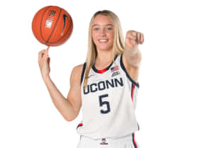 Paige Bueckers Uconn Basketball Star Wallpaper