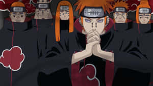 Pain Rinnegan Akatsuki Group Wallpaper