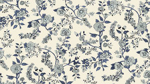 Paisley Print In White Wallpaper