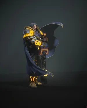 Paladin Of Righteousness - Tirion Fordring In Armor Wallpaper