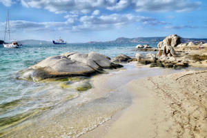 Palau Beach Rock Formations Wallpaper