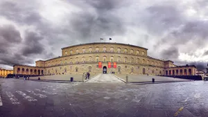 Palazzo Pitti Entrance Wallpaper