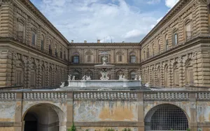 Palazzo Pitti Fountain Wallpaper