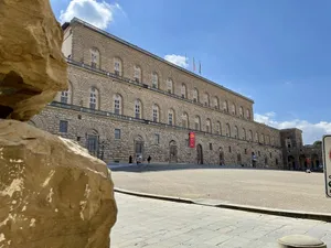 Palazzo Pitti Stone Facade Wallpaper