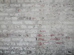Pale Grey Brick Wall Wallpaper