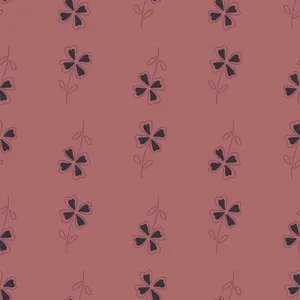 Pale Pink Floral Pattern Wallpaper