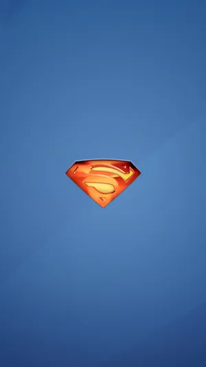 Pale Superman Symbol Iphone Blue Wallpaper