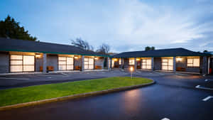 Palmerston North Motel Dusk View Wallpaper