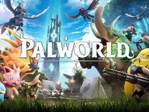 Palworld Adventureand Combat Wallpaper