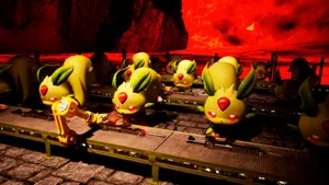 Palworld Factory Workforce Wallpaper