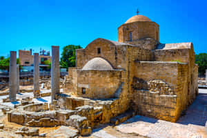 Panagia Chrysopolitissa Basilica In Paphos Wallpaper