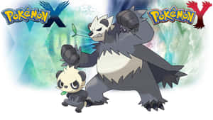 Pancham And Pangoro Pokemon Xy Wallpaper