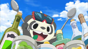 Pancham Holding Spoons Wallpaper