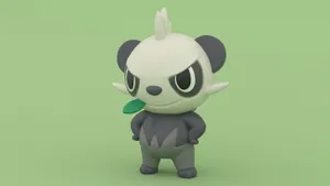 Pancham Light Green Background Wallpaper