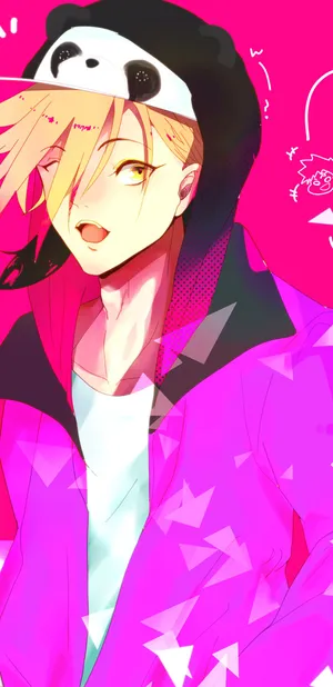 Panda Hat Anime Character Wallpaper