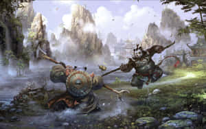 Pandaren_ Battle_ Mists_of_ Pandaria Wallpaper