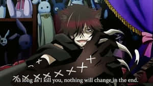 Pandora Hearts Cheshire Cat Threatening Quote Wallpaper